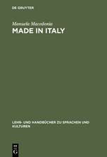 Made in Italy: Profilo dell´industria italiana di successo