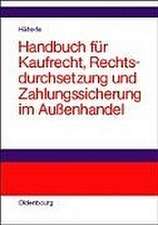 Handbuch für Kaufrecht, Rechtsdurchsetzung und Zahlungssicherung im Außenhandel