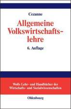 Allgemeine Volkswirtschaftslehre