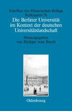 Die Berliner Universität im Kontext der deutschen Universitätslandschaft nach 1800, um 1860 und um 1910