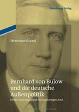 Bernhard von Bülow und die deutsche Außenpolitik: Hybris und Augenmaß im Auswärtigen Amt