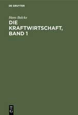 Die Kraftwirtschaft, Band 1