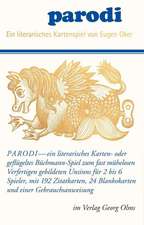 Parodi - ein literarisches Kartenspiel