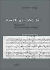 Vom Klang zur Metapher - Perspektiven der musikalischen Analyse