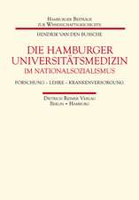 Die Hamburger Universitätsmedizin im Nationalsozialismus