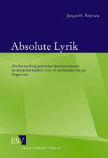 Absolute Lyrik