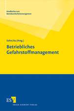 Betriebliches Gefahrstoffmanagement