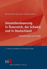 Umsatzbesteuerung in Österreich, der Schweiz und in Deutschland