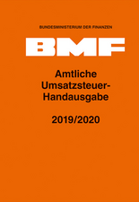 Amtliche Umsatzsteuer-Handausgabe 2019/2020