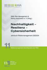 Nachhaltigkeit - Resilienz - Cybersicherheit