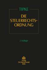 Die Steuerrechtsordnung, Bände 1-3