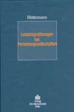 Leistungsstörungen bei Personengesellschaften