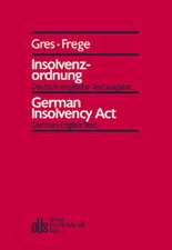 Insolvenzordnung. Deutsch-englische Textausgabe