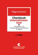 Checkbuch Unternehmenskauf