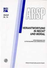 Verantwortung in Recht und Moral