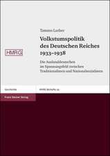 Volkstumspolitik des Deutschen Reiches 1933-1938