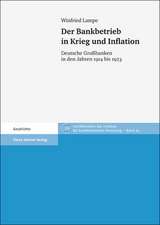 Der Bankbetrieb in Krieg Und Inflation