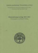 Klassensitzungsvorträge 2012-2013