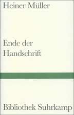 Ende der Handschrift