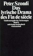 Das lyrische Drama des Fin de Siecle