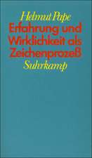 Erfahrung und Wirklichkeit als Zeichenprozeß