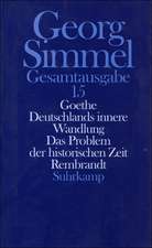 Goethe (1913). Deutschlands innere Wandlung (1914). Das Problem der historischen Zeit (1916). Rembrandt (1916)