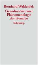 Grundmotive einer Phänomenologie des Fremden