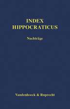 Index Hippocraticus: Nachtrage