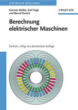 Berechnung elektrischer Maschinen 6e