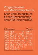 Lehr- und Übungsbuch für die Rechnerserien cbm 4001 und cbm 8001