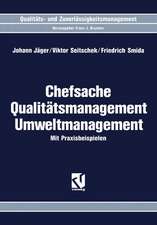 Chefsache Qualitätsmanagement Umweltmanagement: Mit Praxisbeispielen