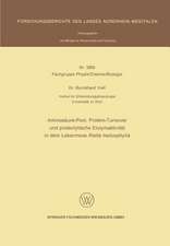 Aminosäure-Pool, Protein-Turnover und proteolytische Enzymaktivität in dem Lebermoos Riella helicophylla