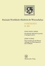 On asking the right kind of question in biological research: Neue Aussichten für die Pflanzenzüchtung: Gen-Übertragung mit dem Ti-Plasmid