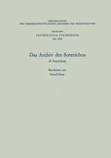 Das Archiv des Soterichos (P. Soterichos)