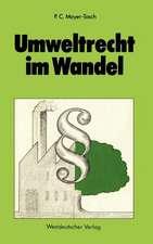 Umweltrecht im Wandel