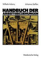 Handbuch der Arbeitsbeziehungen