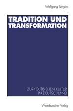 Tradition und Transformation: Eine vergleichende Untersuchung zur politischen Kultur in Deutschland