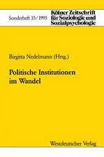 Politische Institutionen im Wandel