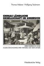 Chinas ländliche Gesellschaft im Umbruch: Urbanisierung und sozio-ökonomischer Wandel auf dem Lande