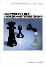 Hauptwerke der Ungleichheitsforschung