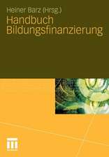 Handbuch Bildungsfinanzierung