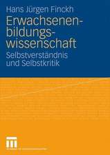 Erwachsenenbildungswissenschaft: Selbstverständnis und Selbstkritik