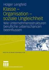 Klasse - Organisation - soziale Ungleichheit: Wie Unternehmensstrukturen berufliche Lebenschancen beeinflussen