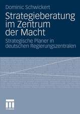 Strategieberatung im Zentrum der Macht: Strategische Planer in deutschen Regierungszentralen