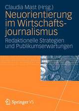 Neuorientierung im Wirtschaftjournalismus