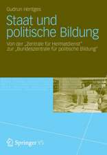 Staat und politische Bildung: Von der "Zentrale für Heimatdienst​" zur "Bundeszentrale für politische Bildung"