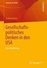 Gesellschaftspolitisches Denken in den USA: Eine Einführung