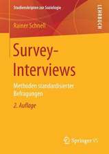 Survey-Interviews: Methoden standardisierter Befragungen