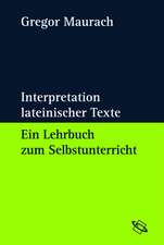 Interpretation lateinischer Texte