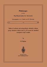 Tables of Ordinary and Extraordinary Refractive Indices, Group Refractive Indices and h’o,x(f)-Curves for Standard Ionospheric Layer Models